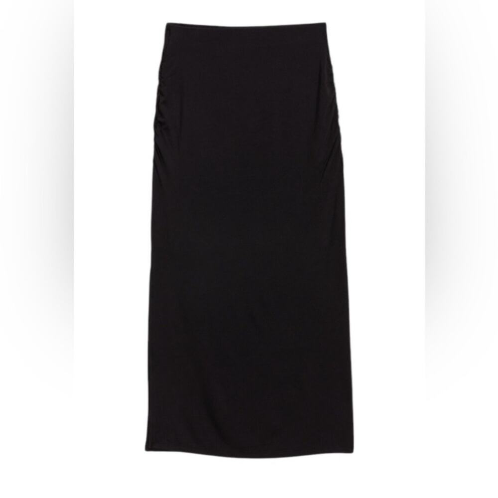 Old Navy black Ruched Maxi Skirt - Picture 9 of 12
